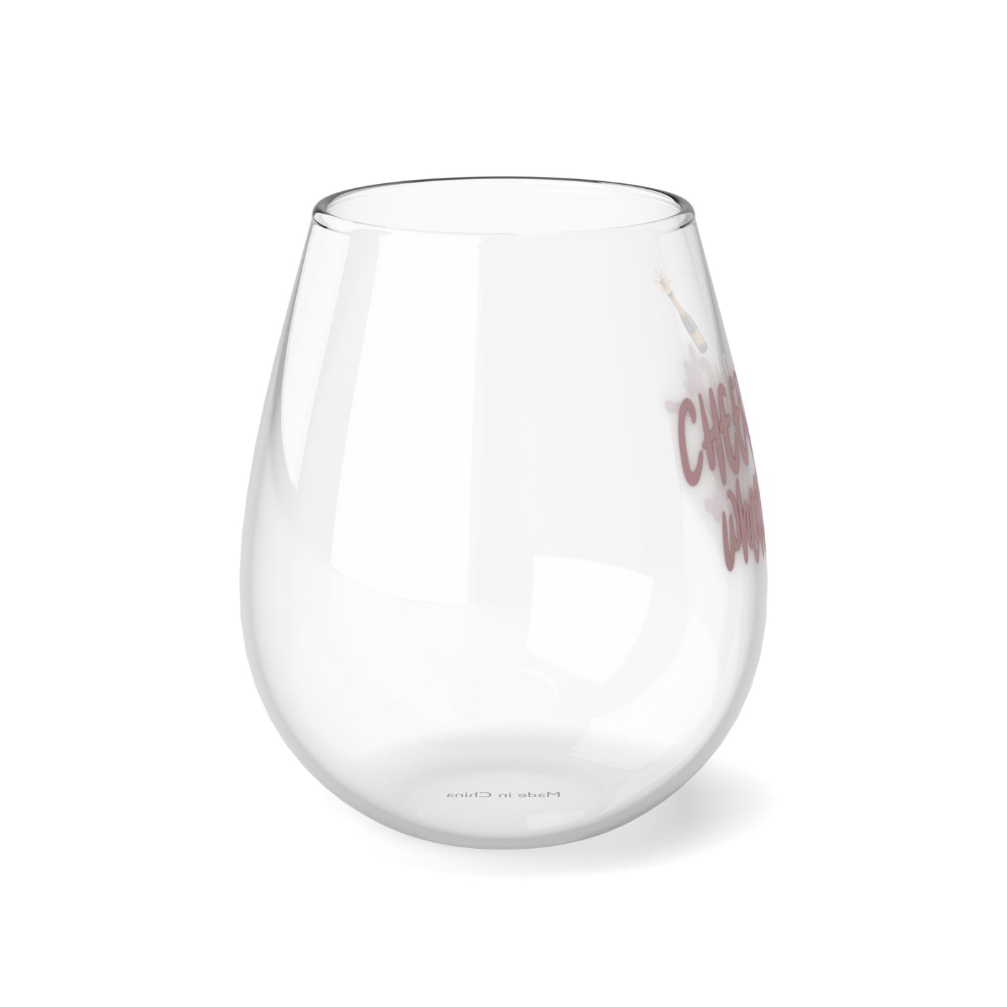 Cheers, Bitch Stemless Wine Glass, 11.75oz