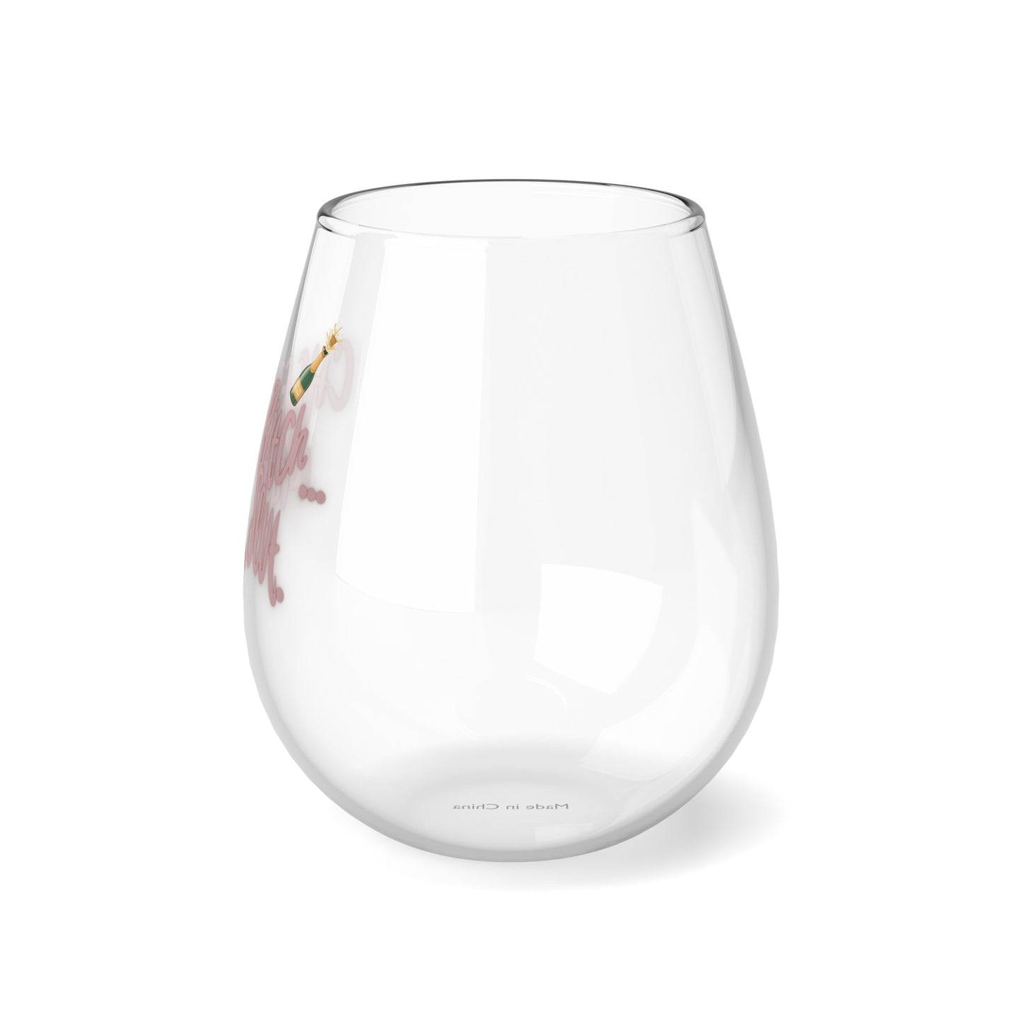 Cheers, Bitch Stemless Wine Glass, 11.75oz