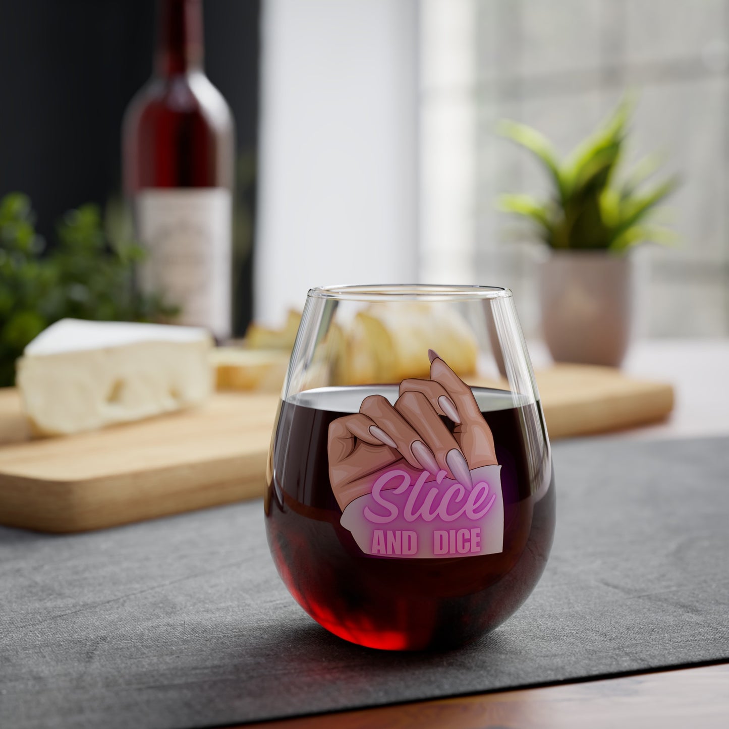 Slice & Dice Wine Glass