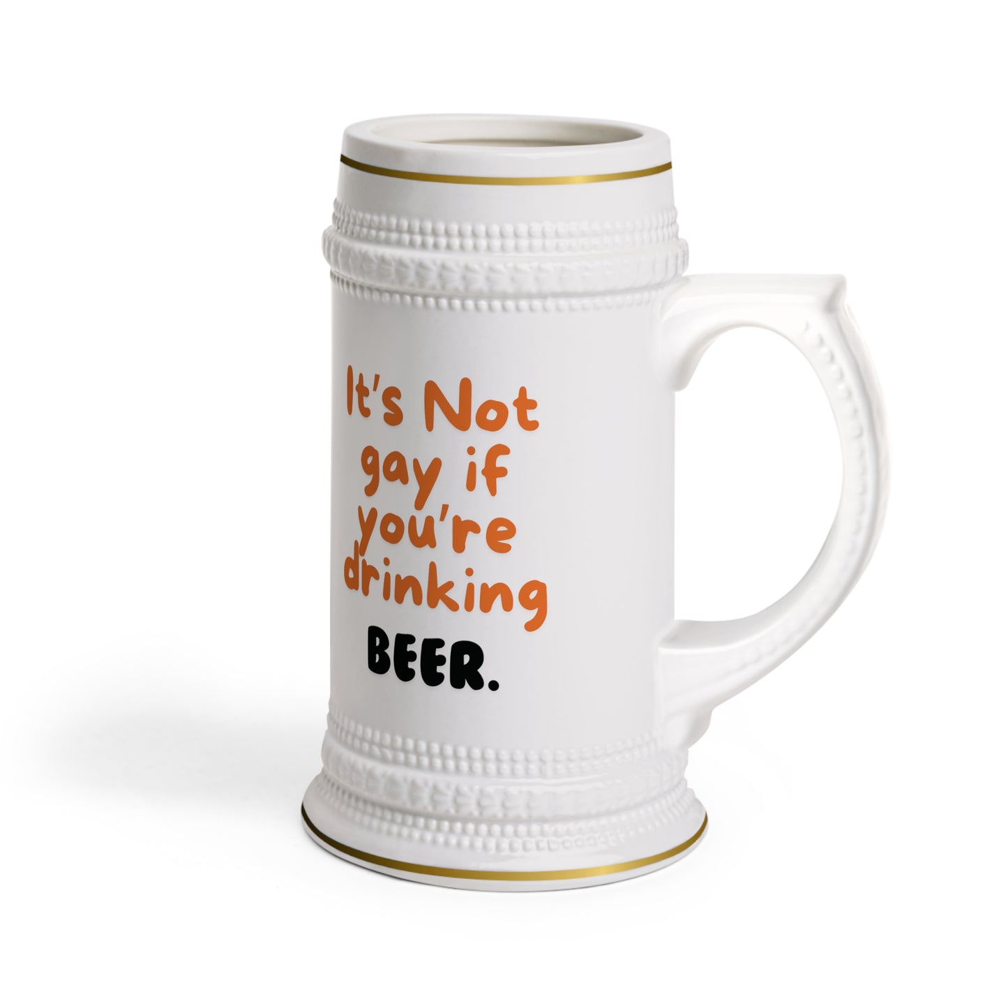 Not Gay Beer Stein Mug