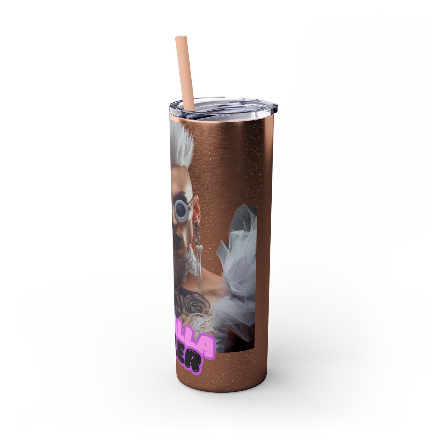 Serialla Killer Drag Tumbler with Straw, 20oz