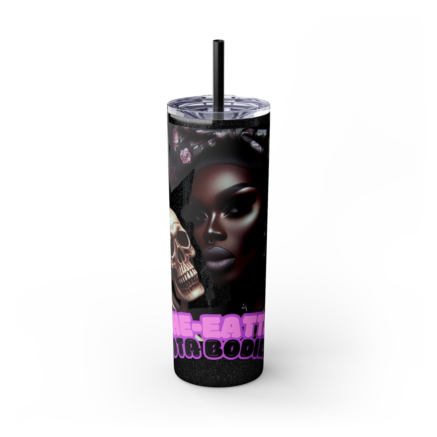 She-eatta Lota Bodies Drag Tumbler with Straw, 20oz