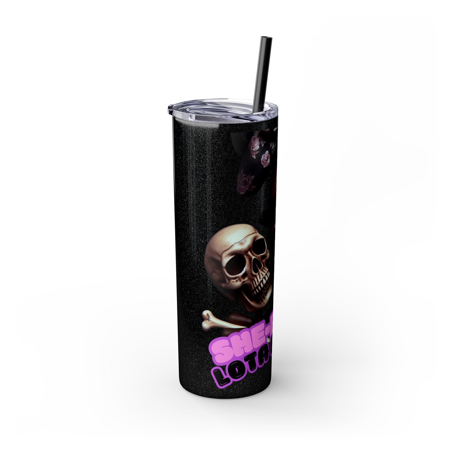 She-eatta Lota Bodies Drag Tumbler with Straw, 20oz