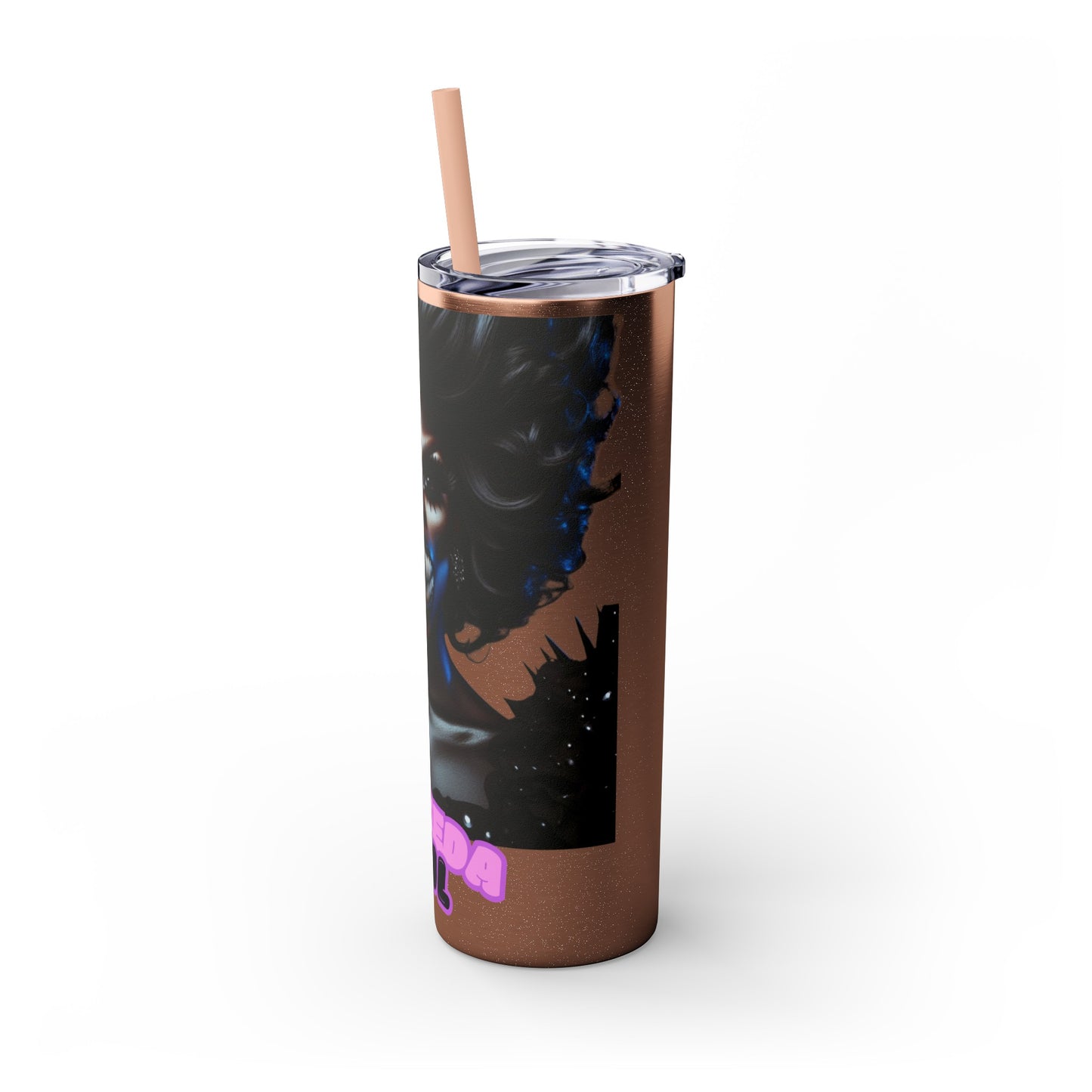 Sheneeda Soul Drag Tumbler with Straw, 20oz