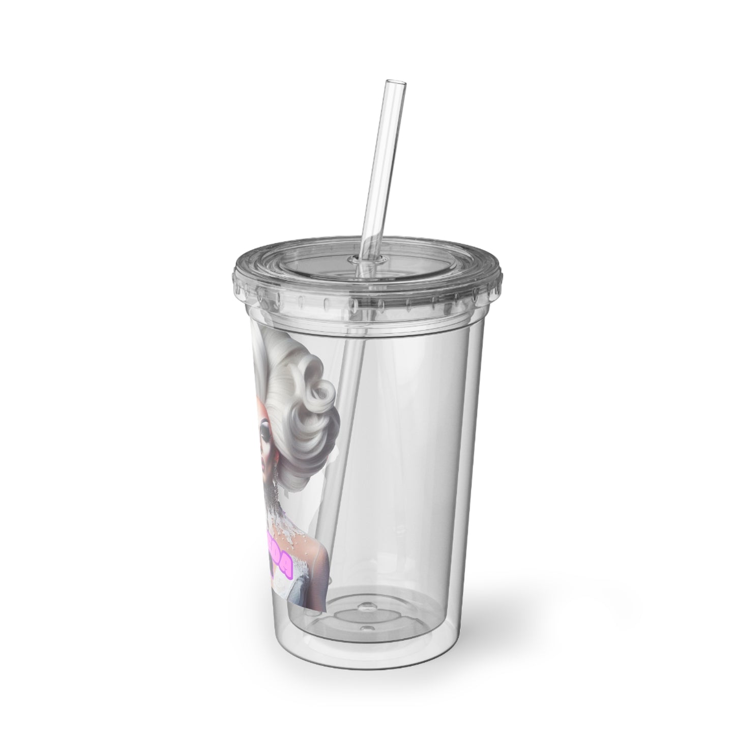 Sheneeda Car Drag Acrylic Cup