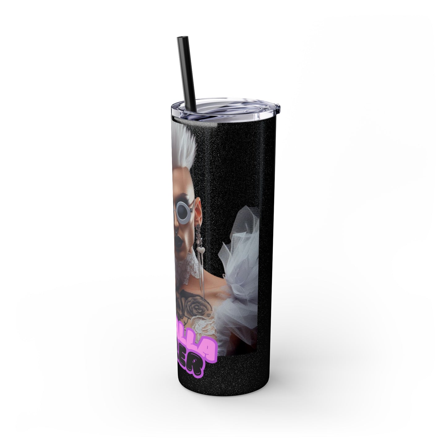 Serialla Killer Drag Tumbler with Straw, 20oz
