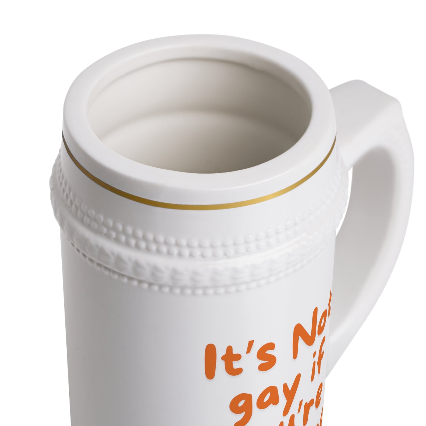 Not Gay Beer Stein Mug