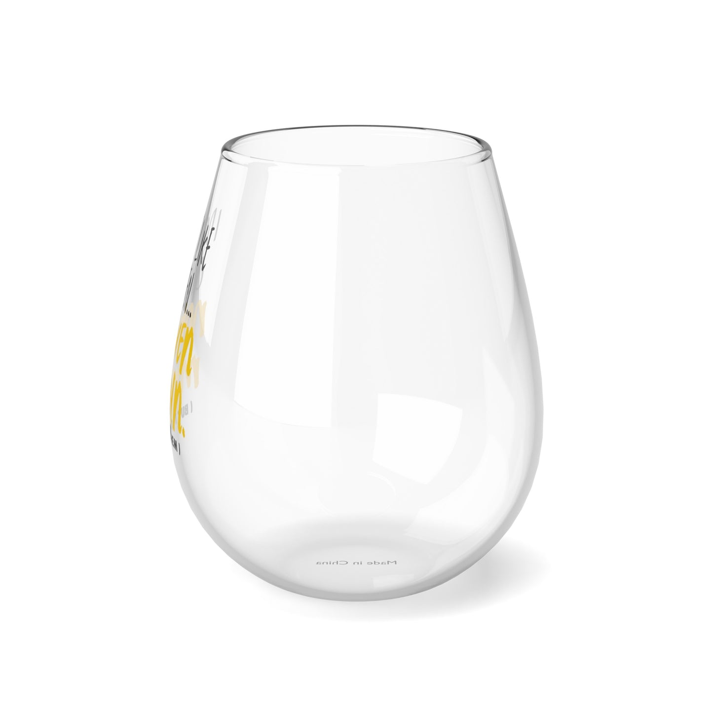 Don't Like Children Stemless Wine Glass, 11.75oz