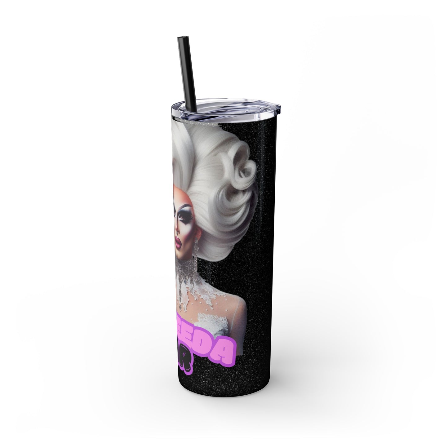 Sheneeda Car Drag Tumbler with Straw, 20oz