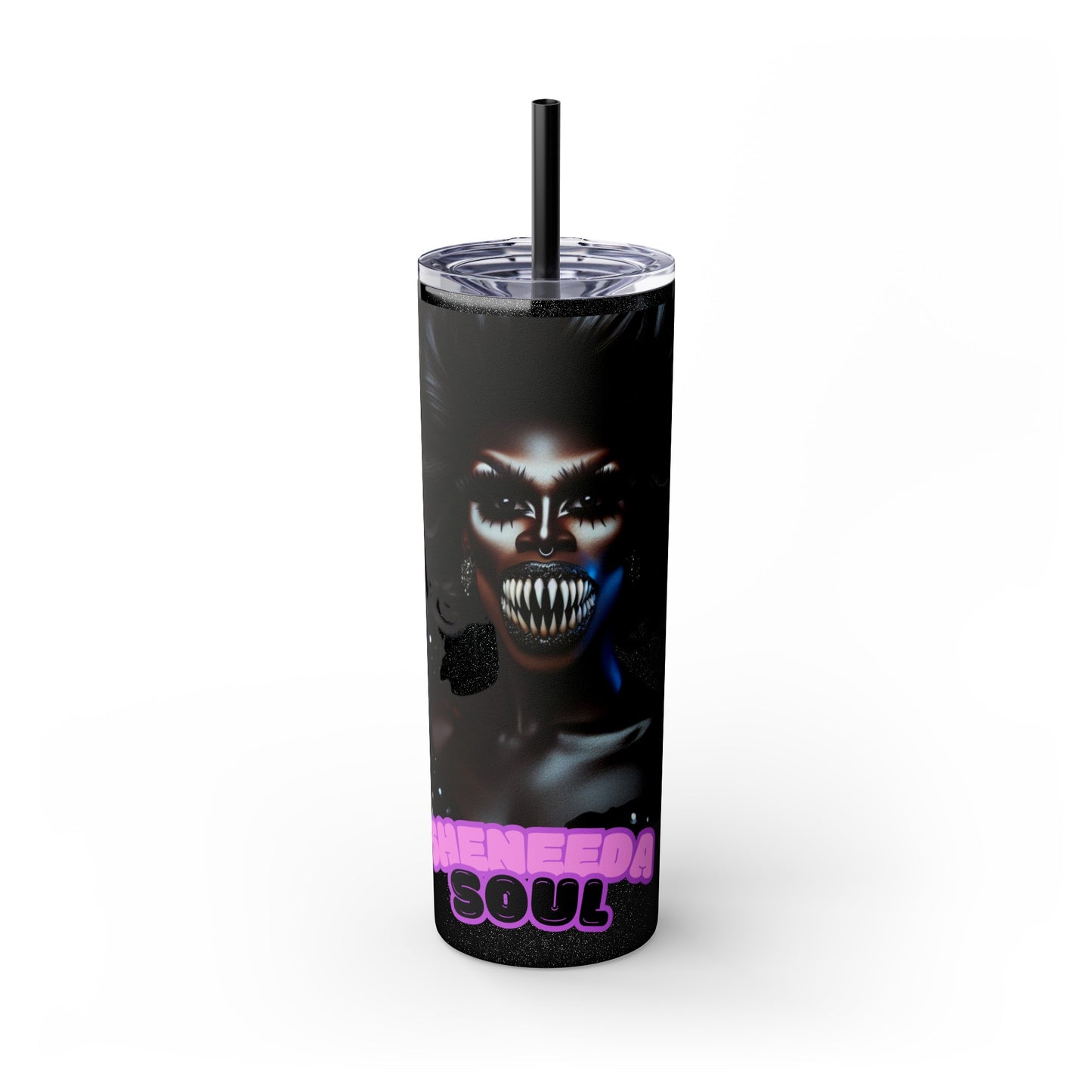 Sheneeda Soul Drag Tumbler with Straw, 20oz