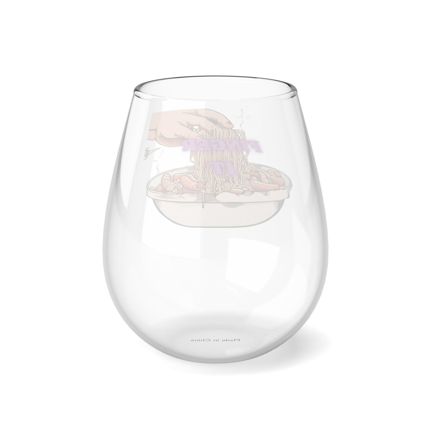 Finger It Wine Glass