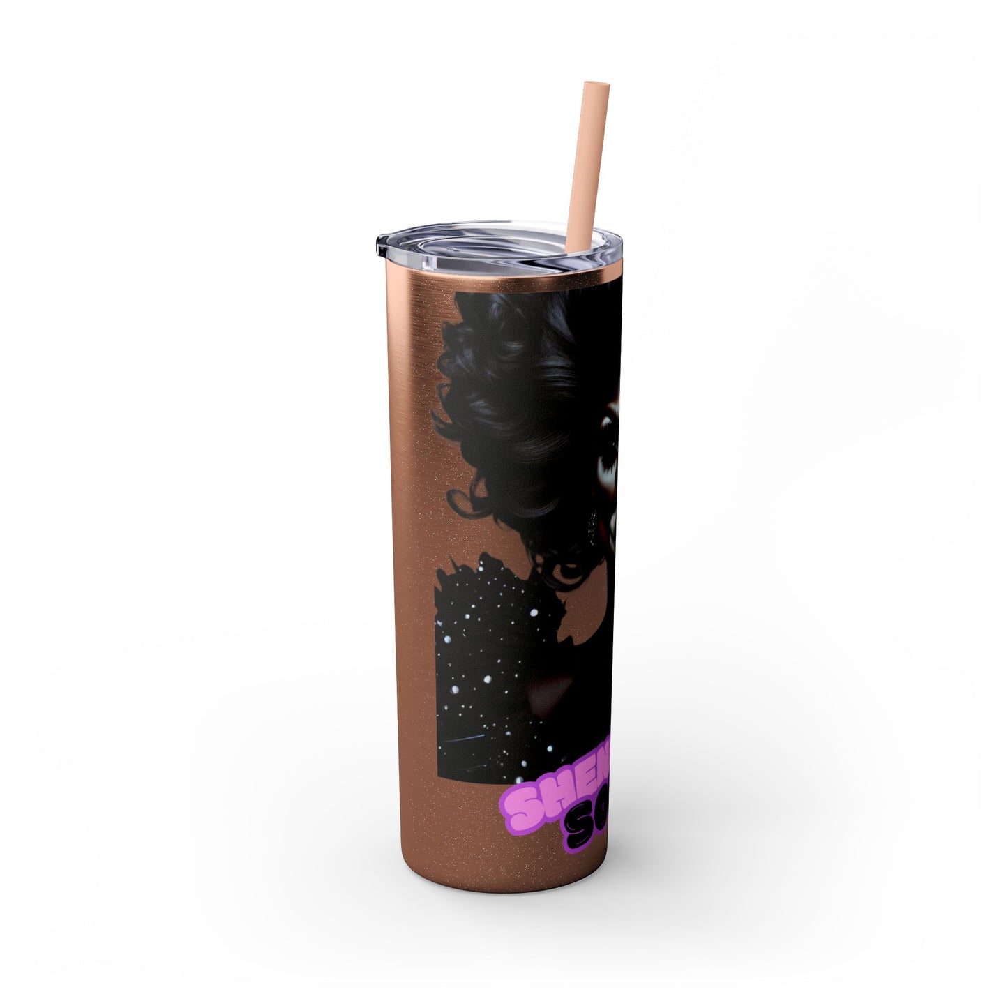 Sheneeda Soul Drag Tumbler with Straw, 20oz