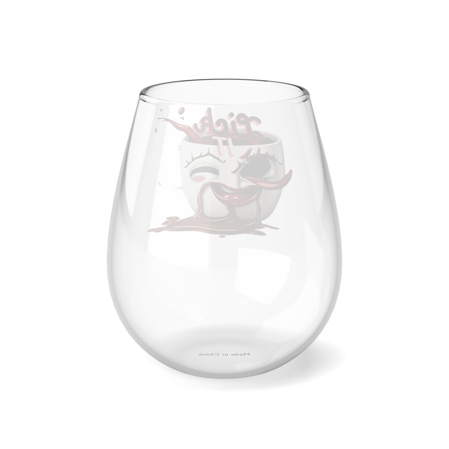 Lick It Stemless Wine Glass, 11.75oz