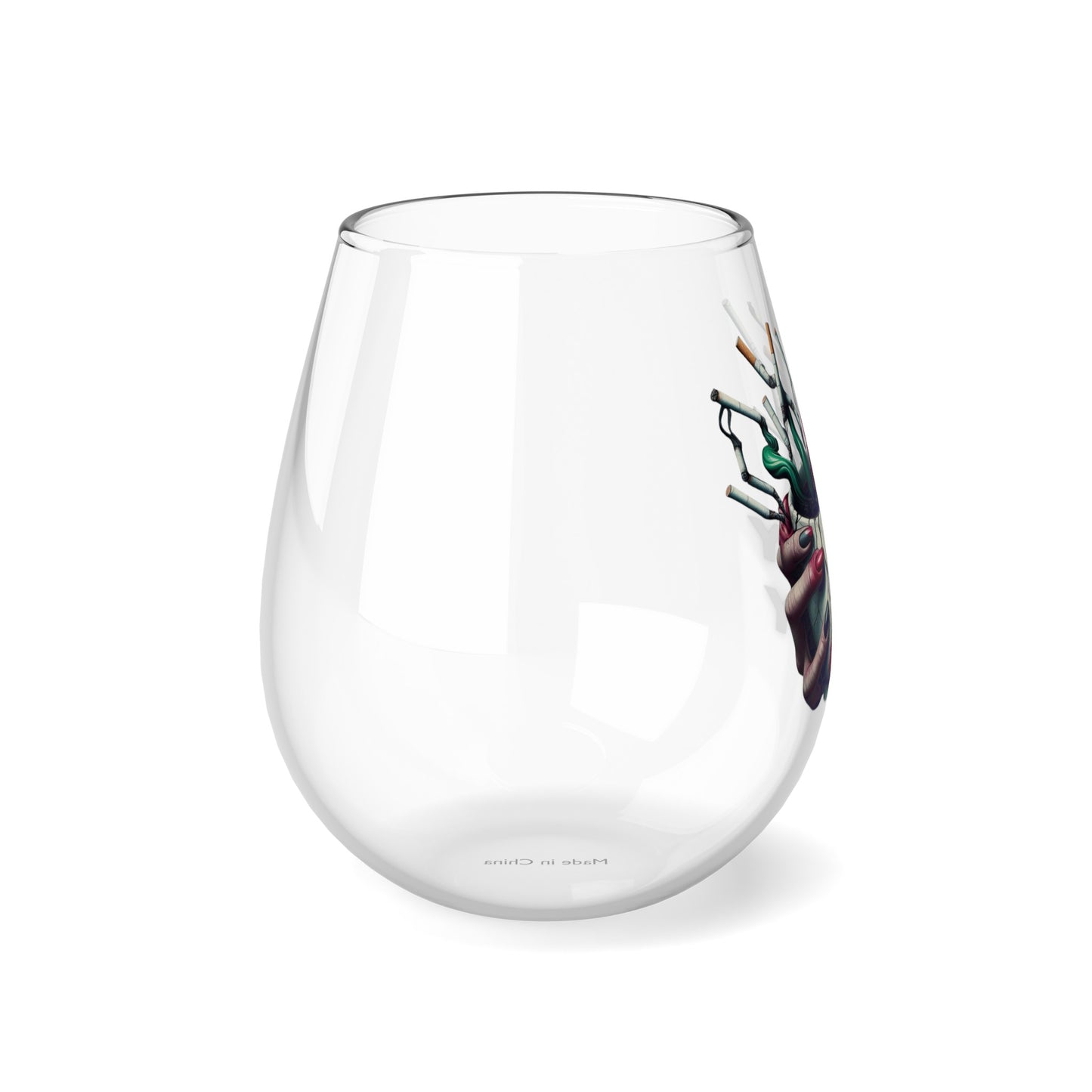 Slay Day Wine Glass