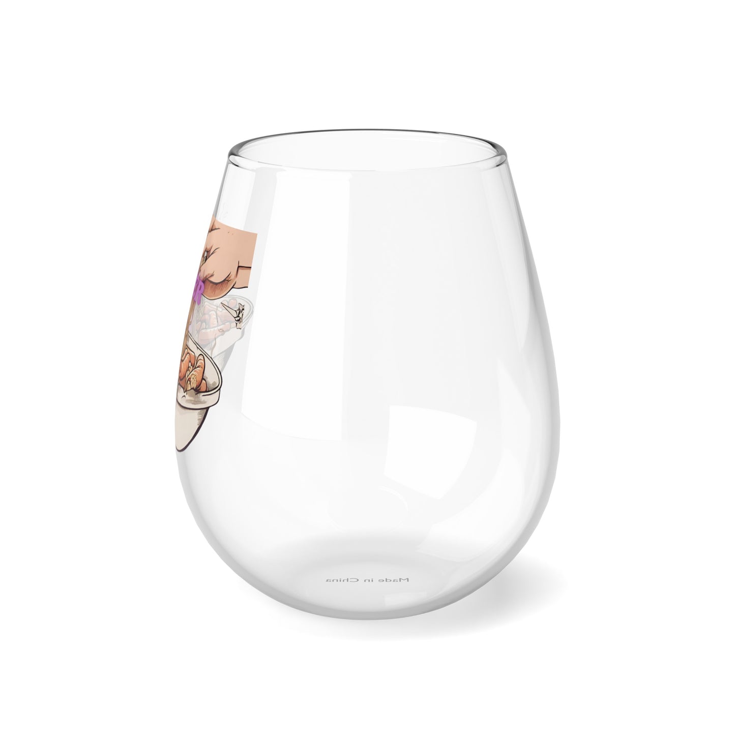 Finger It Wine Glass