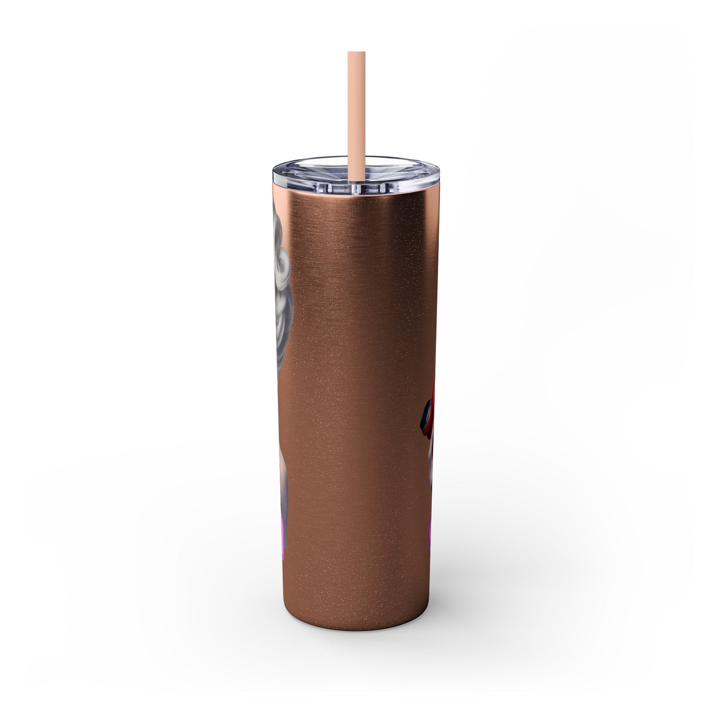 Sheneeda Car Drag Tumbler with Straw, 20oz