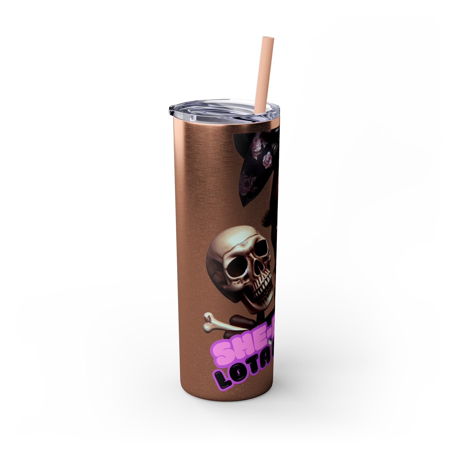 She-eatta Lota Bodies Drag Tumbler with Straw, 20oz