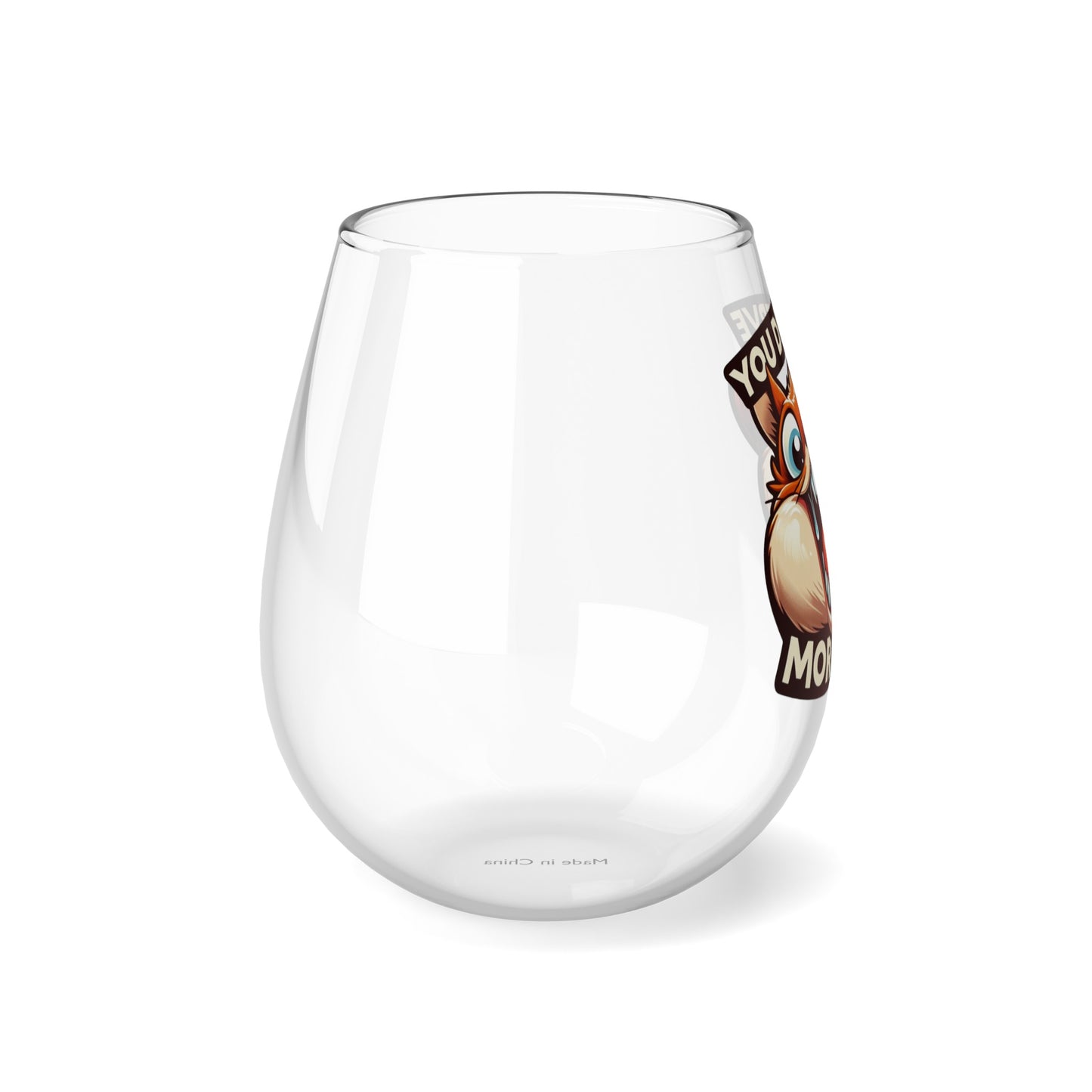 More Nuts Wine Glass