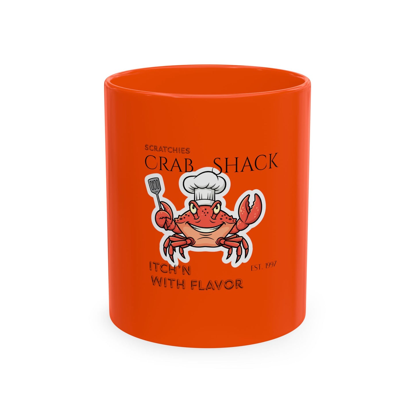 Crab Shack Mug — Retro Seafood (“Itch’n With Flavor”)