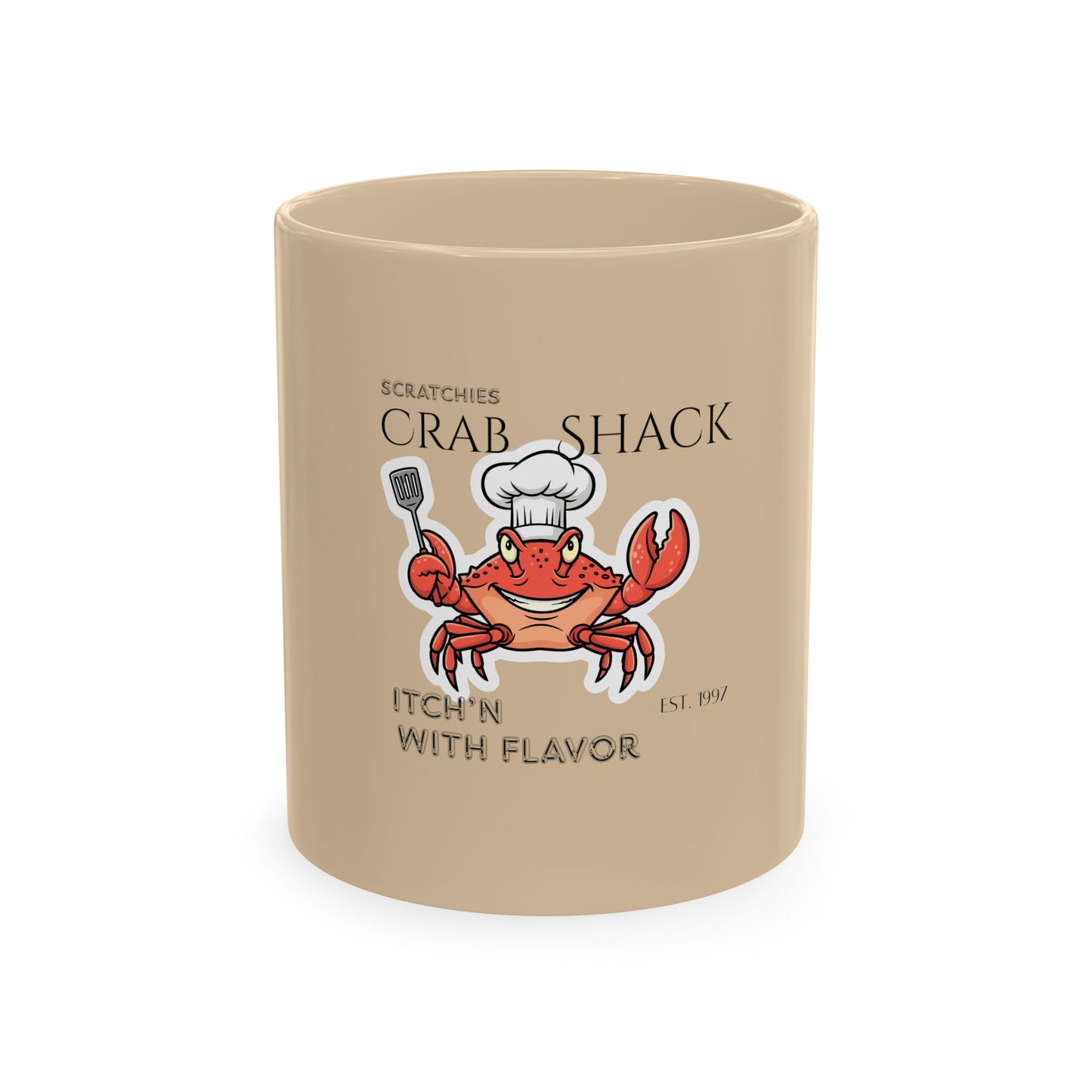Crab Shack Mug — Retro Seafood (“Itch’n With Flavor”)