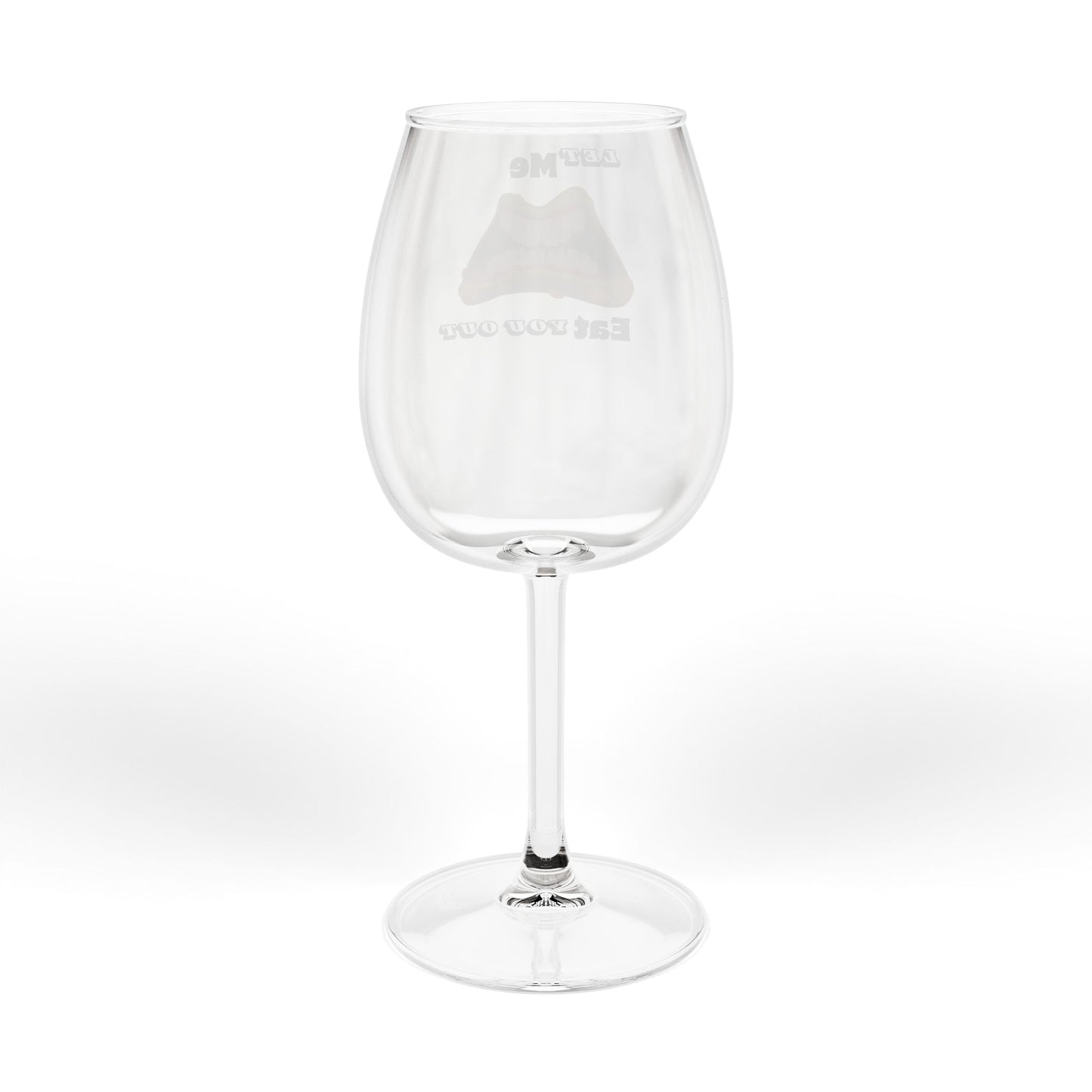 “Eat Me” Wine Glass