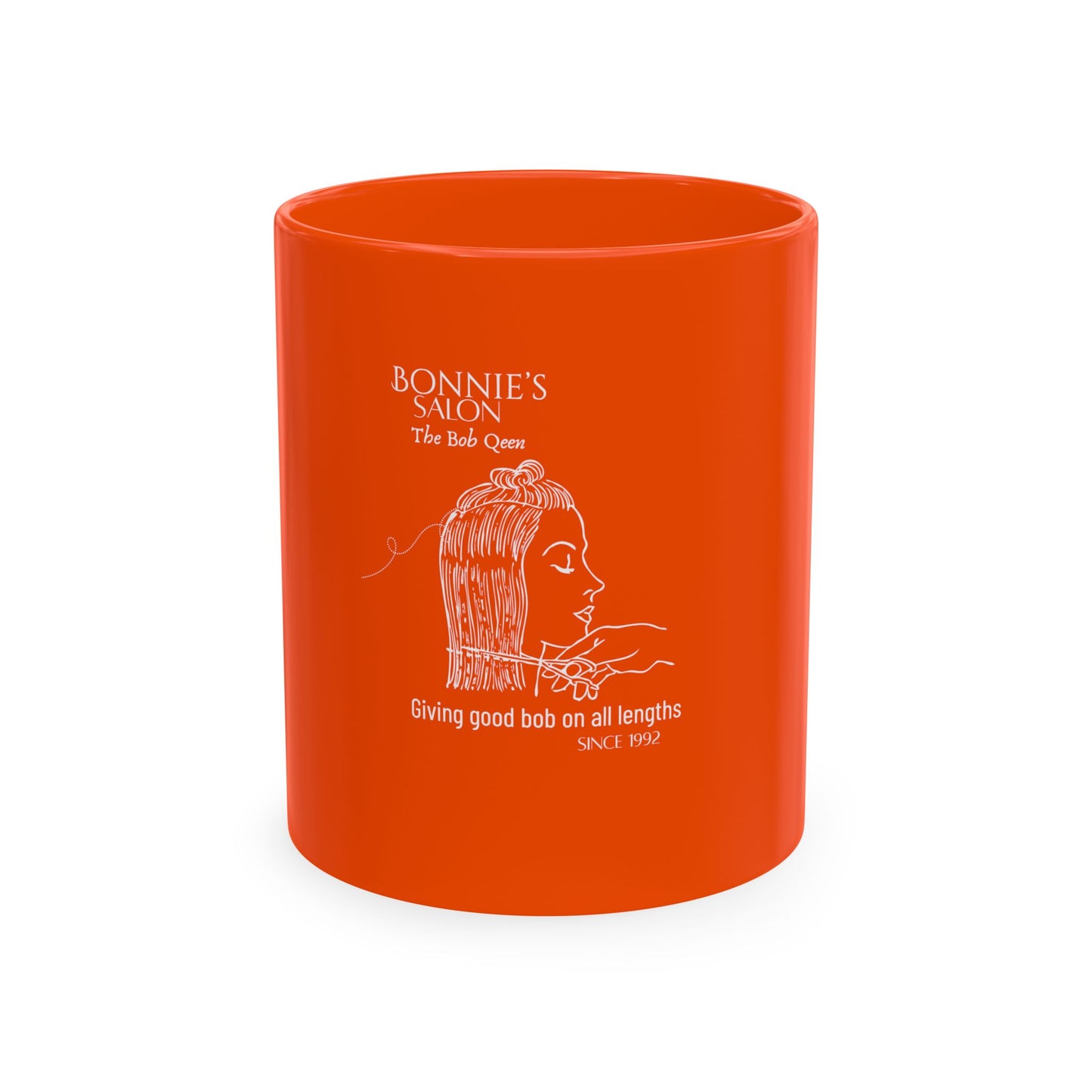 Bonnie's Salon Mug — 'The Bob Queen'