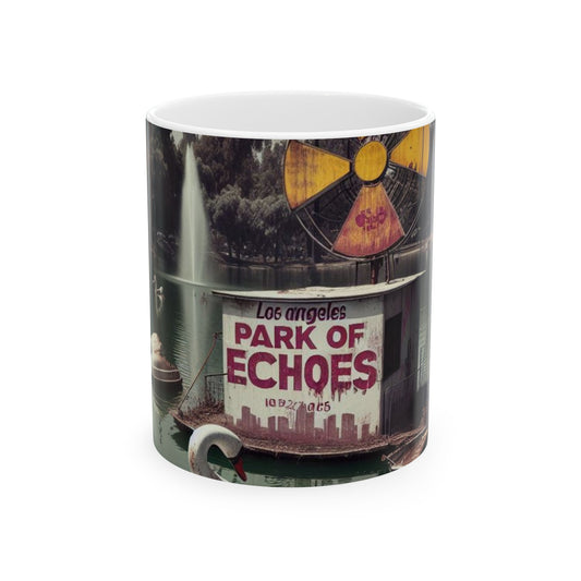 PARK OF ECHOES (L.A. DYSTOPIAN THEMED) Mug, (11oz, 15oz)