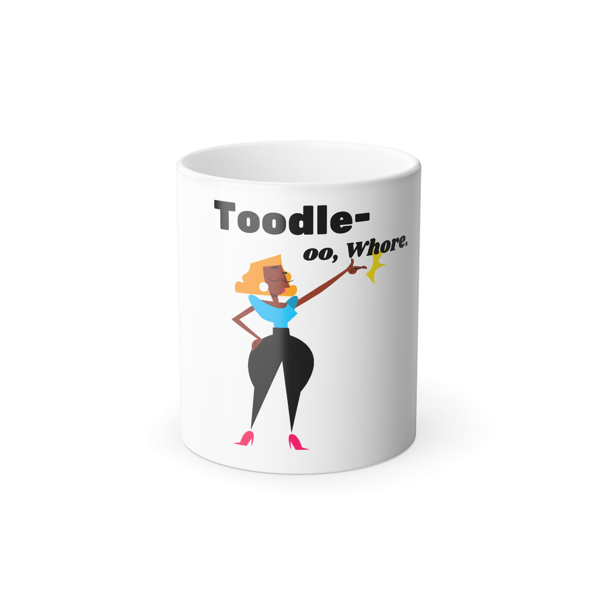 Color Changing "Toodle-oo, Whore" Mug