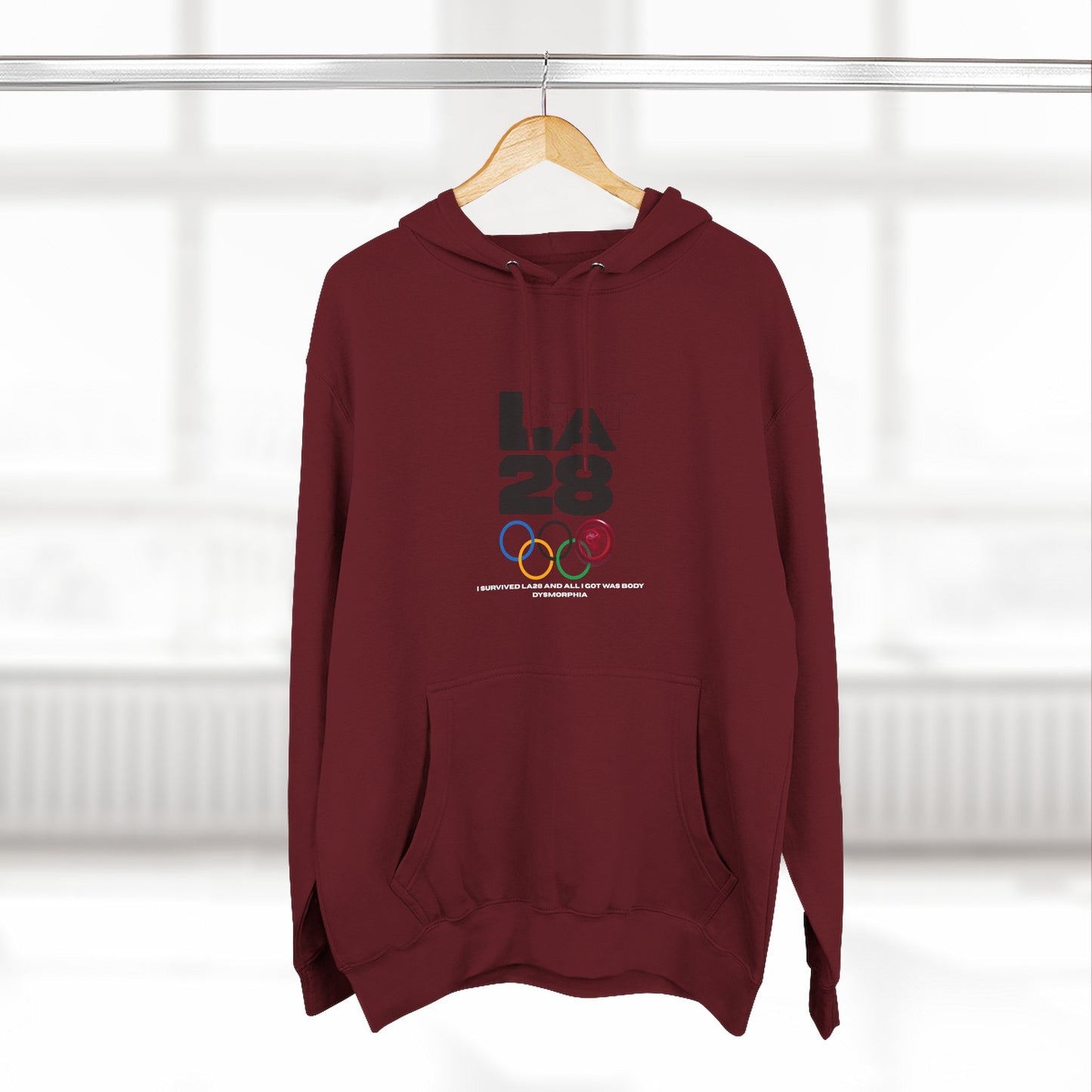 LA 28 Olympic Body Dysmorphia"  Hoodie Pullover