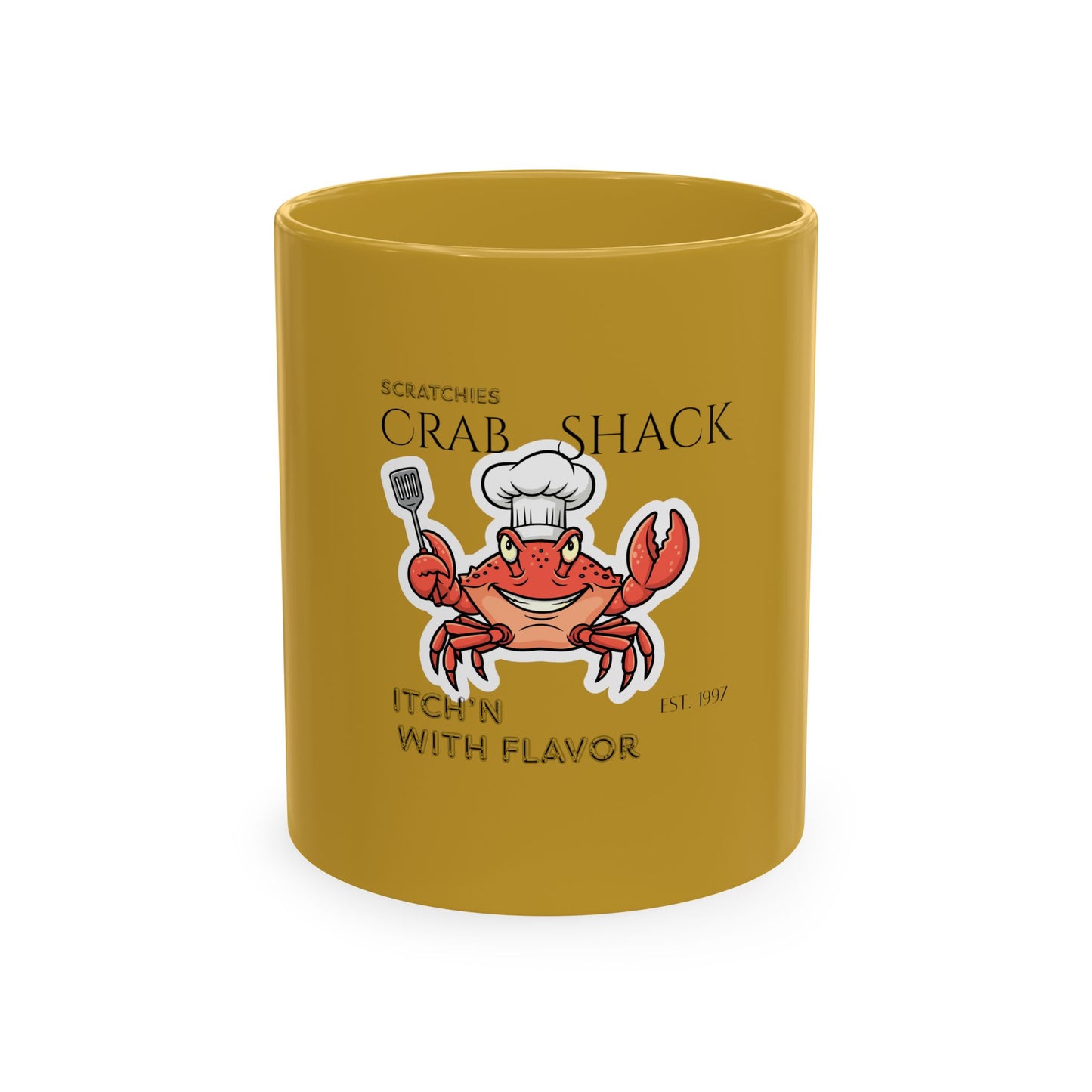 Crab Shack Mug — Retro Seafood (“Itch’n With Flavor”)
