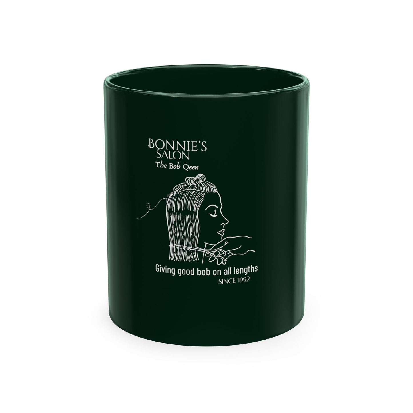 Bonnie's Salon Mug — 'The Bob Queen'