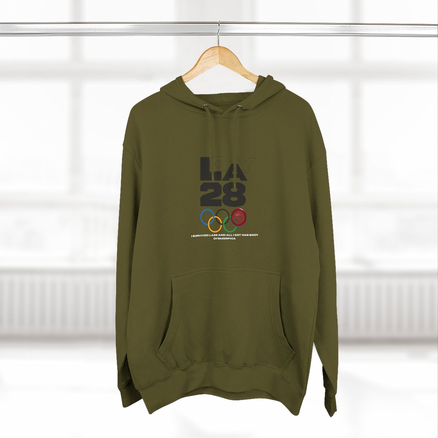 LA 28 Olympic Body Dysmorphia"  Hoodie Pullover
