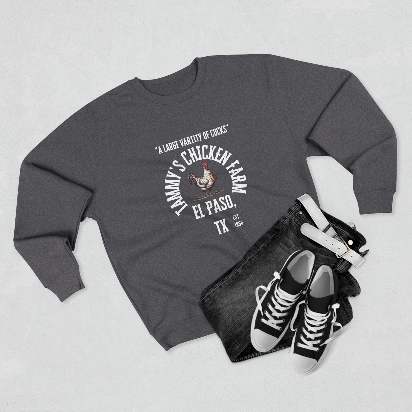 Chicken Farm Crewneck Sweatshirt — Tammy's Chicken Farm