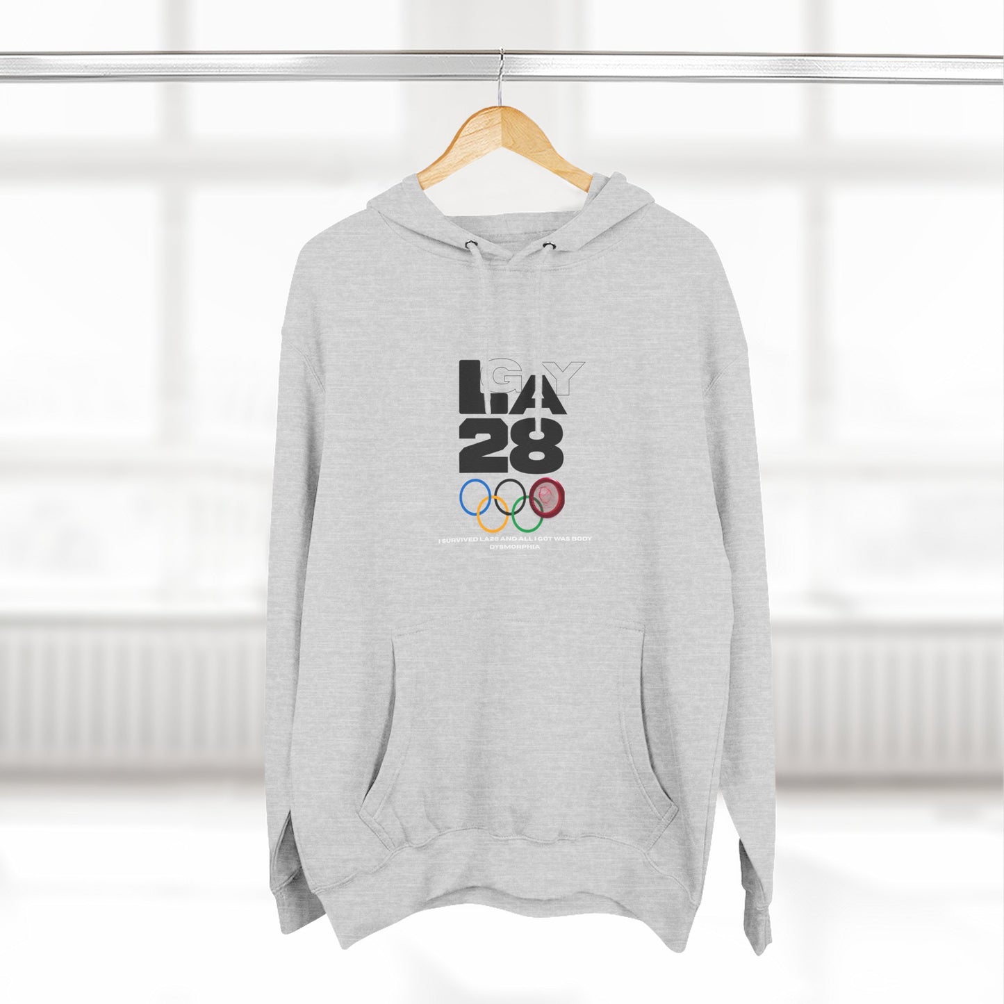 LA 28 Olympic Body Dysmorphia"  Hoodie Pullover