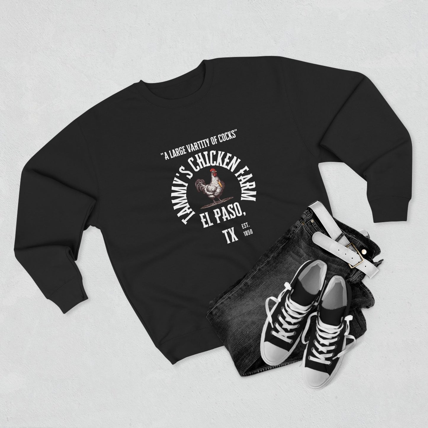 Chicken Farm Crewneck Sweatshirt — Tammy's Chicken Farm