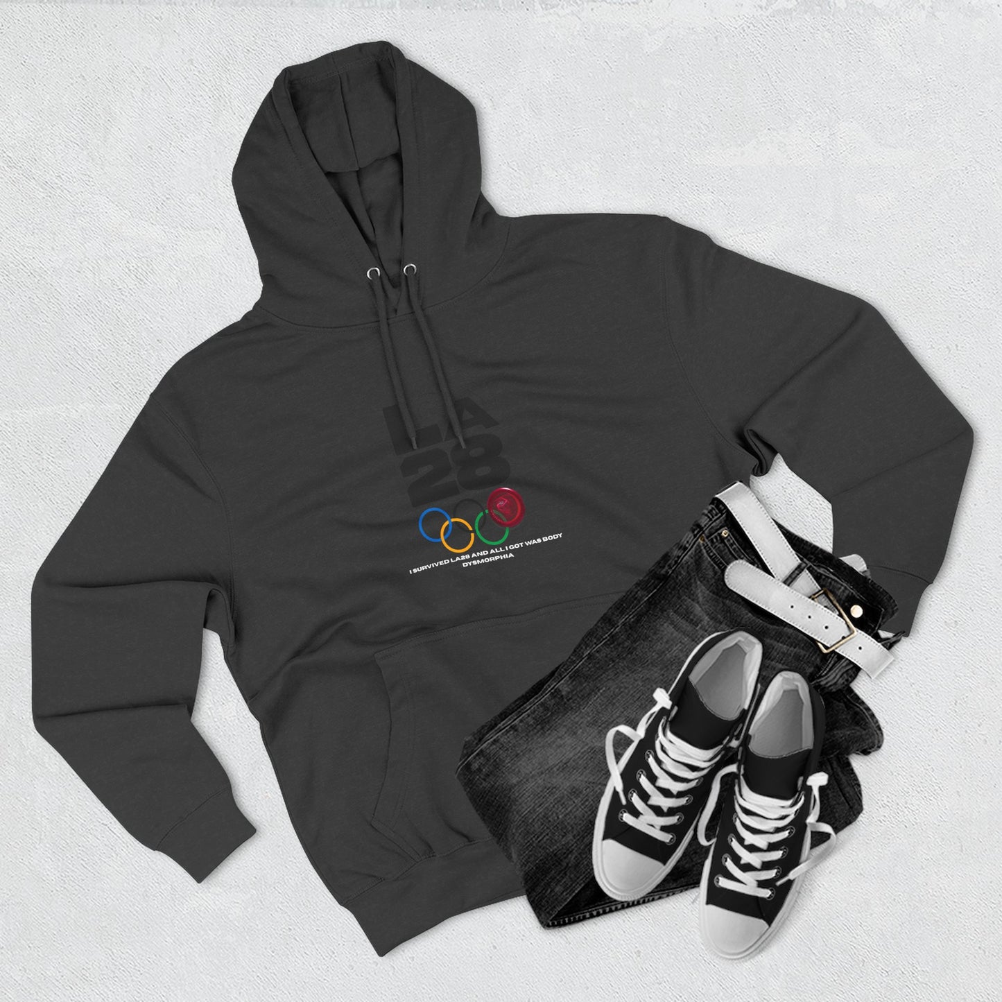 LA 28 Olympic Body Dysmorphia"  Hoodie Pullover