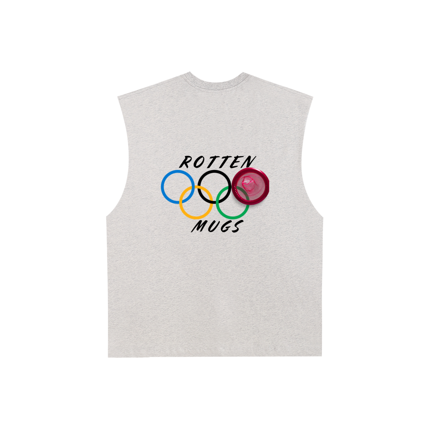 Raw Edge Cotton Tank Top