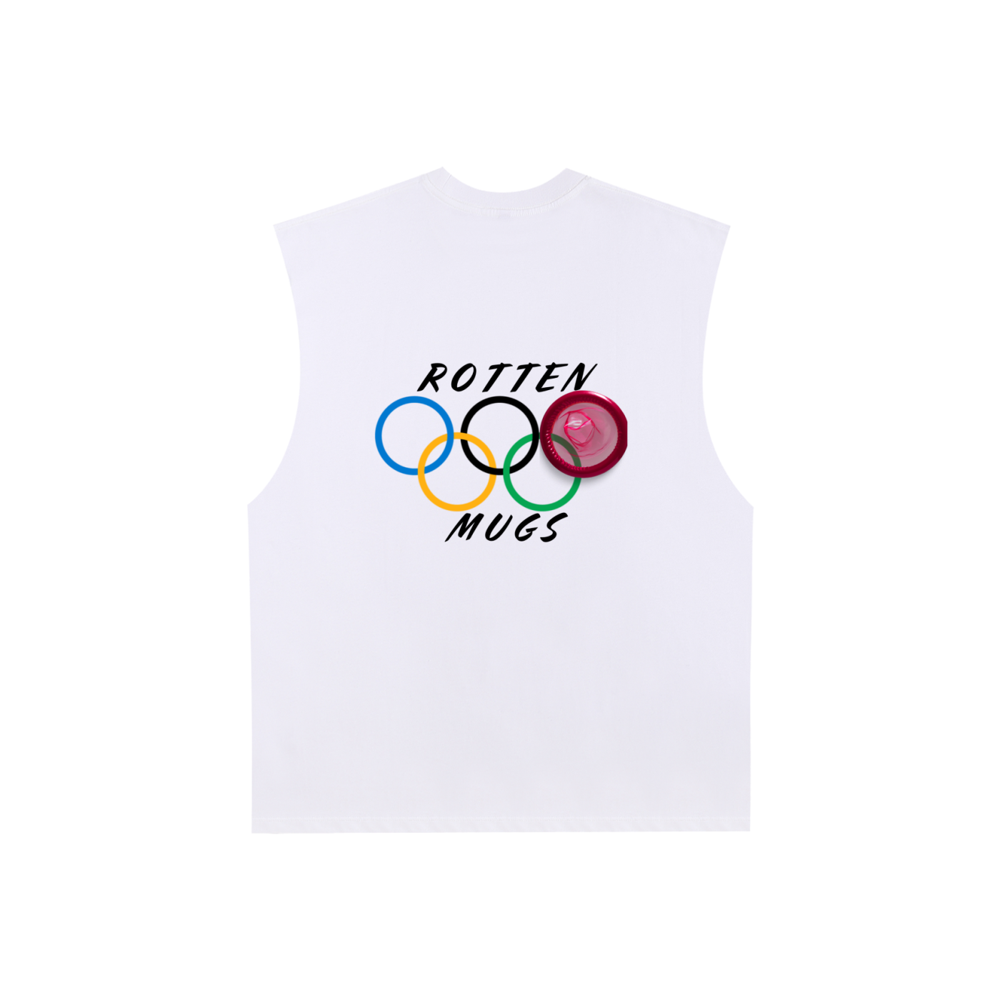 Raw Edge Cotton Tank Top